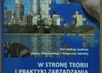 W stronę teorii i praktyki zarządzania