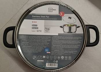 LIVARNO Home Basic garnek ze stali szlachetnej 24 cm, 4,6 L