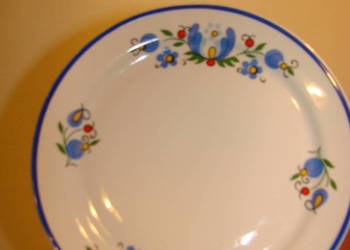 Lubiana wzór kaszubski talerz 19 cm PRL