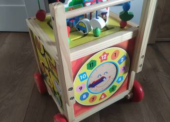 Kostka edukacyjna chodzik pchacz 6 w 1