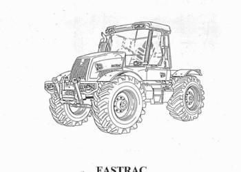 DTR Instrukcja operatora, katalog obsługi, UDT- serwis - JCB Fastrac 3185