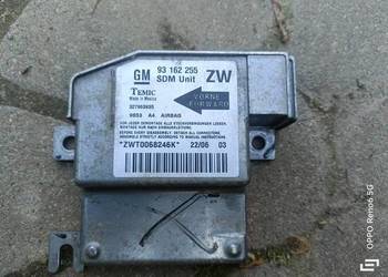 Moduł Sensor Poduszek Airbag Opel Tigra B GM 93162255