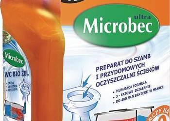 Microbec Ultra preparat do szamb i oczyszczalni ścieków 1kg + Microbec WC…