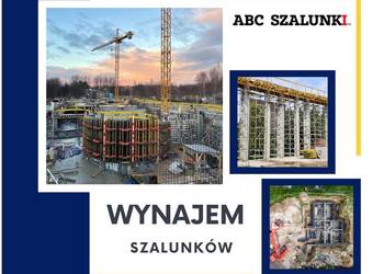 WYNAJEM szalunków stropowe ścienne fundamenty ogrodzenia szalunki