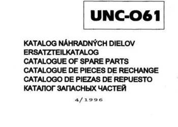 UNC 061 katalog części ładowarka