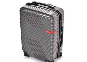 Walizka mniejsza TSA FC TRAVELLER, 38 x 22 x 55 cm, platynowa