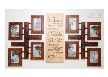 Galeria Multirama drewno Ramka na zdjęcia 10x15 Foto Prezent