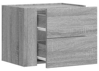 Wisząca szafka nocna szary dąb sonoma 45x30x35 cm WM-848335