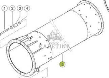 Claas Lexion 8600 8700 8800 Rura Rozładowcza CZĘŚCI 0018199754 00 1819 975…