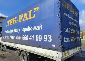 Plandeka MAN LE ze stelarzem Plandeka MAN LE ze stelarzem