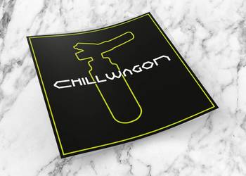 Naklejka K13 + CHILLWAGON 8 x 8 cm #5