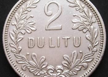 Litwa 2 litu 1925 - Pogoń - Vytis - srebro