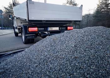 Kamień Kruszywo Tłuczeń podsypka wysiewka mała wywrotką do 4t Zielonki