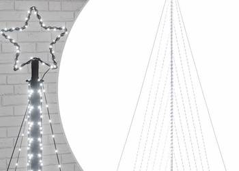 vidaXL Choinka LED 789 LED Zimna biel 476 cm（SKU:4016445）