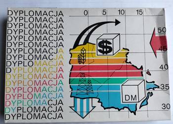 Dyplomacja - gra planszowa strategiczna z PRL