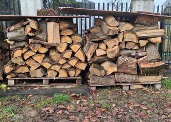 Drewno kominkowe dąb łupane