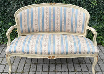 Stylowa pałacowa sofa kanapa Ludwik XVI / Rokoko