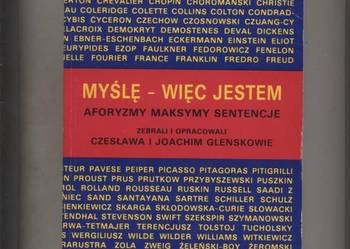 Myślę więc jestem Aforyzmy maksymy sentencje