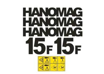 Naklejki oklejenie naklejka - HANOMAG 15F Zamiennik