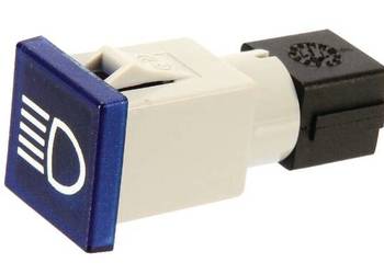 Kontrolka kwadratowa, 12/24V niebieska przykręcana 22.5x22.5 mm Cobo 09458…