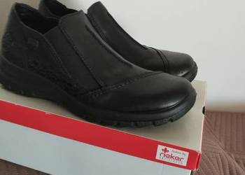 Półbuty damskie skórzane RIEKER L7178-00 roz. 38 NOWE