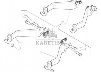 New Holland T6010 T6070 Cięgło dolne 87631991