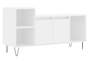 Szafka pod TV biała 100x35x55 cm materiał drewnopochodny WM-831316