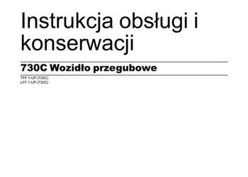 Instrukcja obsługi DTR wozidło CATERPILLAR 730C