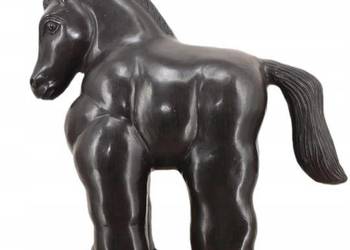 Nowoczesny Koń - Fernando Botero - Figura Rzeźba z Brązu - Konik Prezent