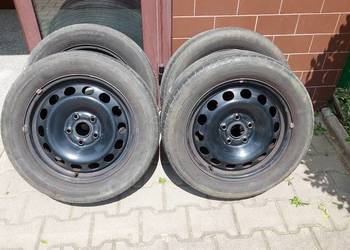 Koła felgi stalowe 16 5x112 z oponami letnimi VW AUDI Skoda Seat BMW Merced