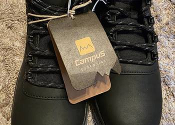 Campus Super Buty Zimowe Męskie Trekkingowe Czarne r. 43 + gratis