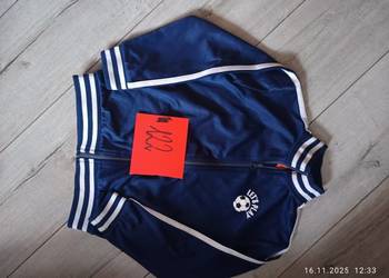 Bluza dresowa sportowa i spodnie sztruksowe szerokie rozm122