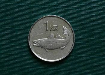 ISLANDIA - 1 korona, 1987r