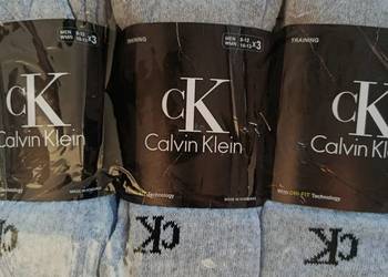 Skarpety męskie Calvin Klein - białe 12-pak, rozmiar 40-46