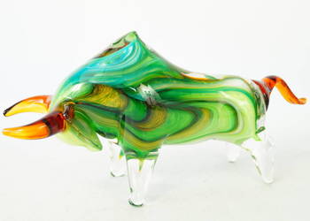 Figura Murano style BYK BYCZEK kolorowy Figura Murano style BYK BYCZEK kolorowy