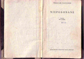(4226) NIEPOKONANE – WILLIAM FAULKNER