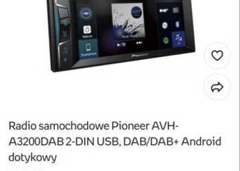 Radio 2 din Pioneer a3200dab USB android