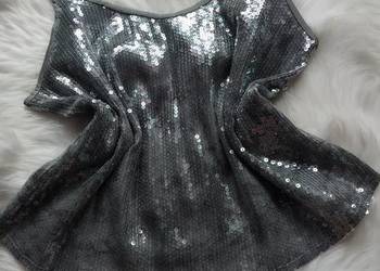 Błyszczący top z cekinami - Mohito L