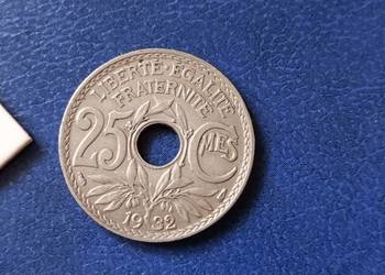 Stare monety 25 cent 1932 Francja