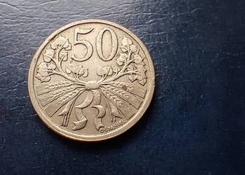 Stare monety 50 halerzy 1921 Czechosłowacja /2
