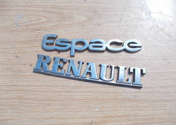 Renault Espace III 97r emblemat znaczek klapy komplet