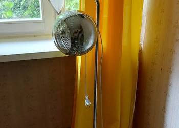 Lampa podłogowa MILA - srebrna, do salonu, sypialni, nowoczesna