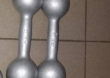 Hantle żeliwne 2x4kg