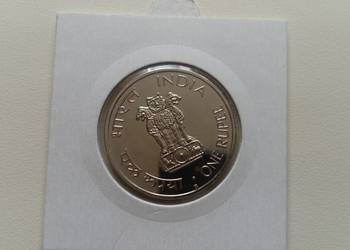 Moneta 1 rupia 1969 r. 100 rocznica urodzin - Mahatma Gandhi Moneta 1 rupia 1969 r. 100 rocznica urodzin - Mahatma Gandhi