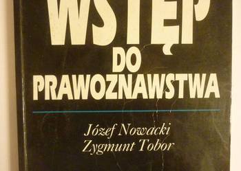 WSTĘP DO PRAWOZNAWSTWA - NOWACKI TOBOR