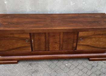 Komoda/Szafka RTV Orzech 170 Art Deco Antyk Po Renowacji