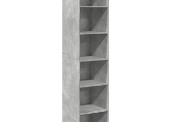 Wysoka szafka szarość betonu 40x41x185 cm WM-3281669