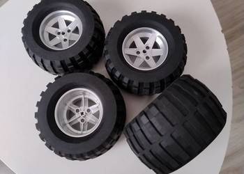 Lego Technic Koła Power Puller Duże Felgi + Opony