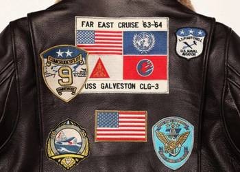 Nowa męska kurtka skórzana Top Gun w kolorze czarnym naturalna skóra