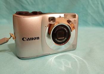 Ładny Canon A1200. Zasilany z 2 paluszków.